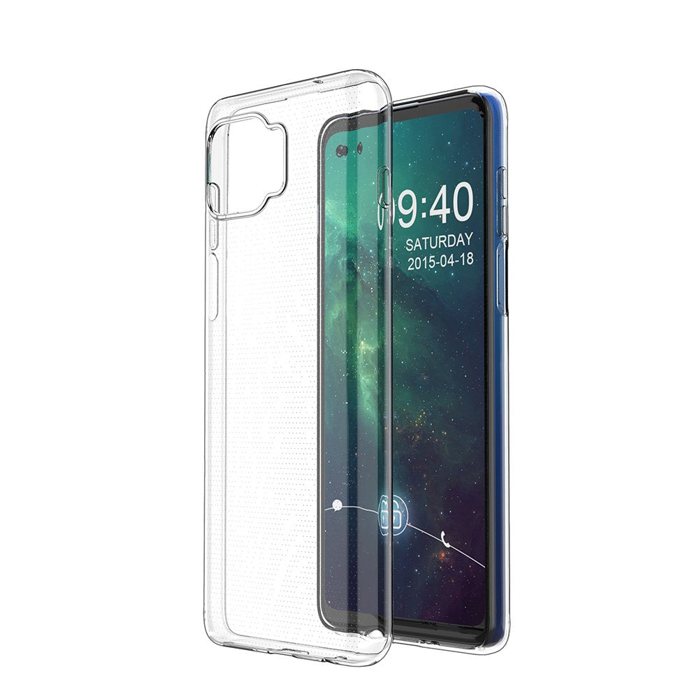 Capa ultra clara de 05 mm em gel TPU para Motorola Moto G 5G Plus transparente
