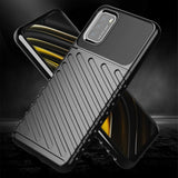 Capa Thunder Capa flexível resistente resistente em TPU para Xiaomi Poco M3  -  Xiaomi Redmi 9T preto