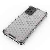 Capa de armadura de favo de mel com pára-choque de TPU para Samsung Galaxy A72 4G preto