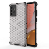 Capa de armadura de favo de mel com proteção de TPU para Samsung Galaxy A72 4G transparente