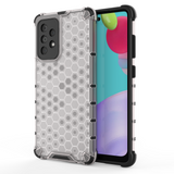 Capa de armadura de favo de mel com proteção de TPU para Samsung Galaxy A52 5G  -  A52 4G transparente