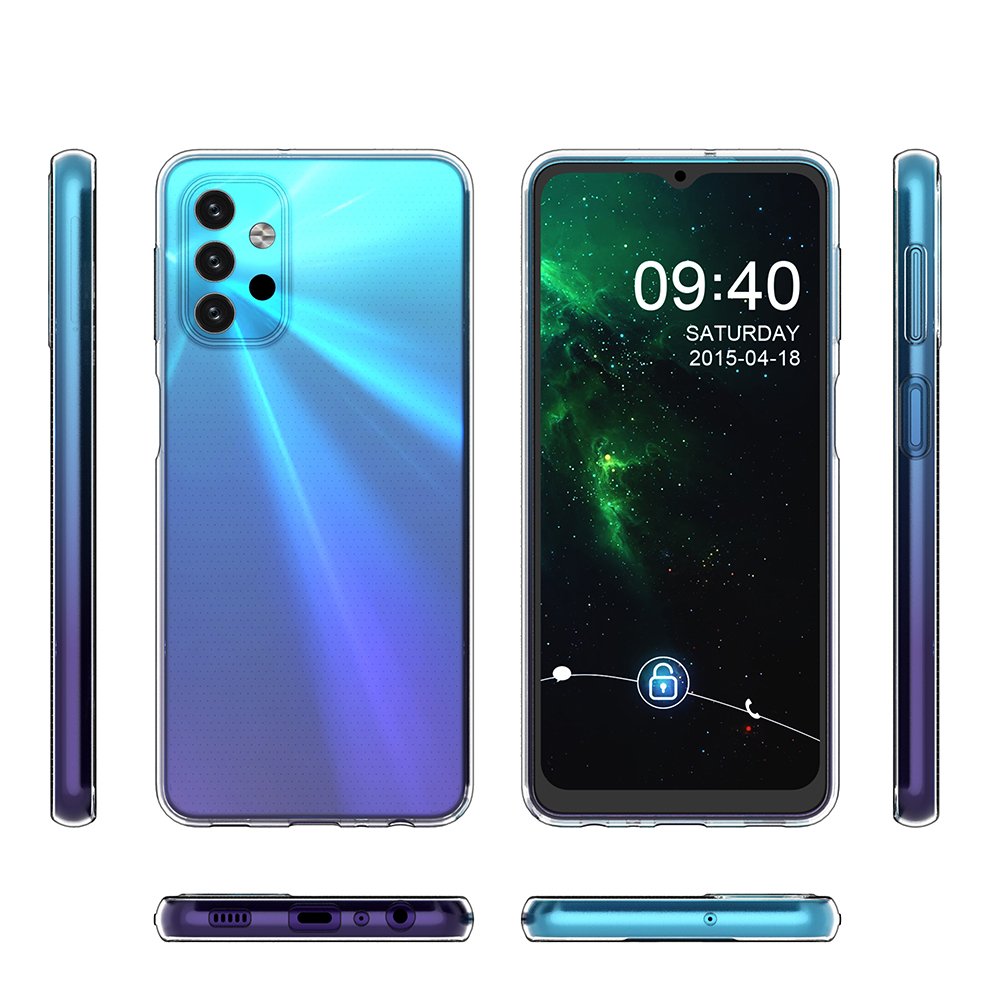 Capa ultra clara de 05 mm em gel TPU para Samsung Galaxy A32 5G transparente