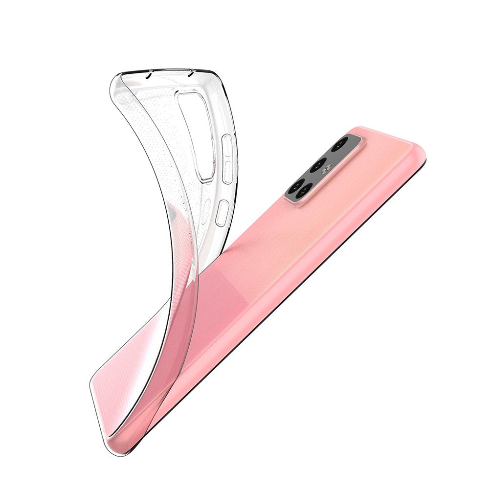 Capa ultra clara de 05 mm em gel TPU para Samsung Galaxy A72 4G transparente