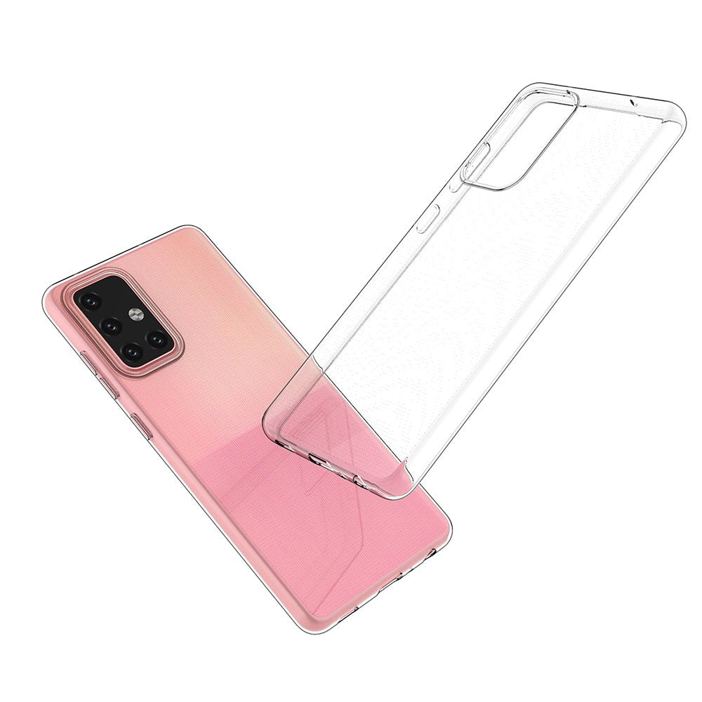 Capa ultra clara de 05 mm em gel TPU para Samsung Galaxy A72 4G transparente