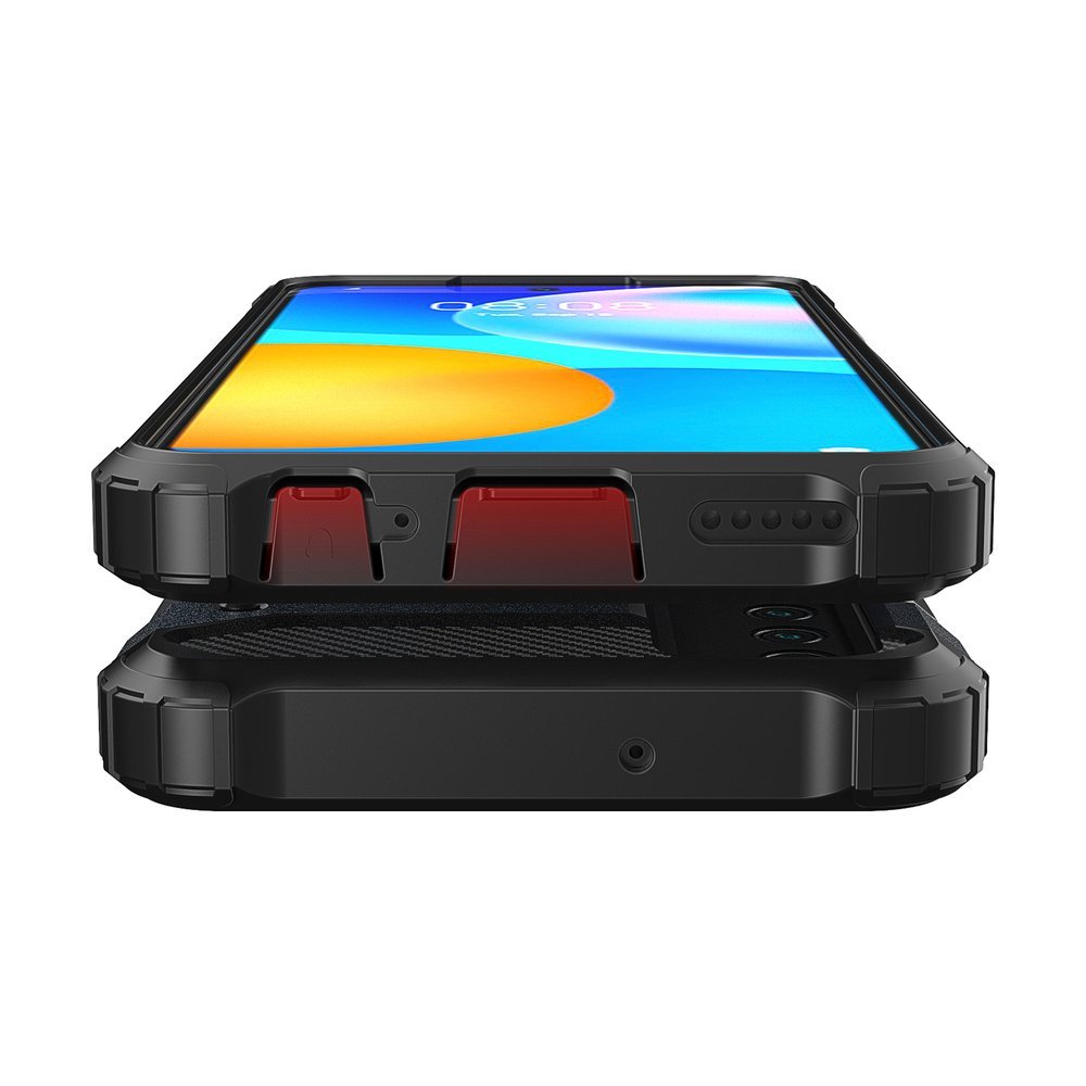Capa Hybrid Armor Capa resistente e resistente para Huawei P Smart 2021 preta