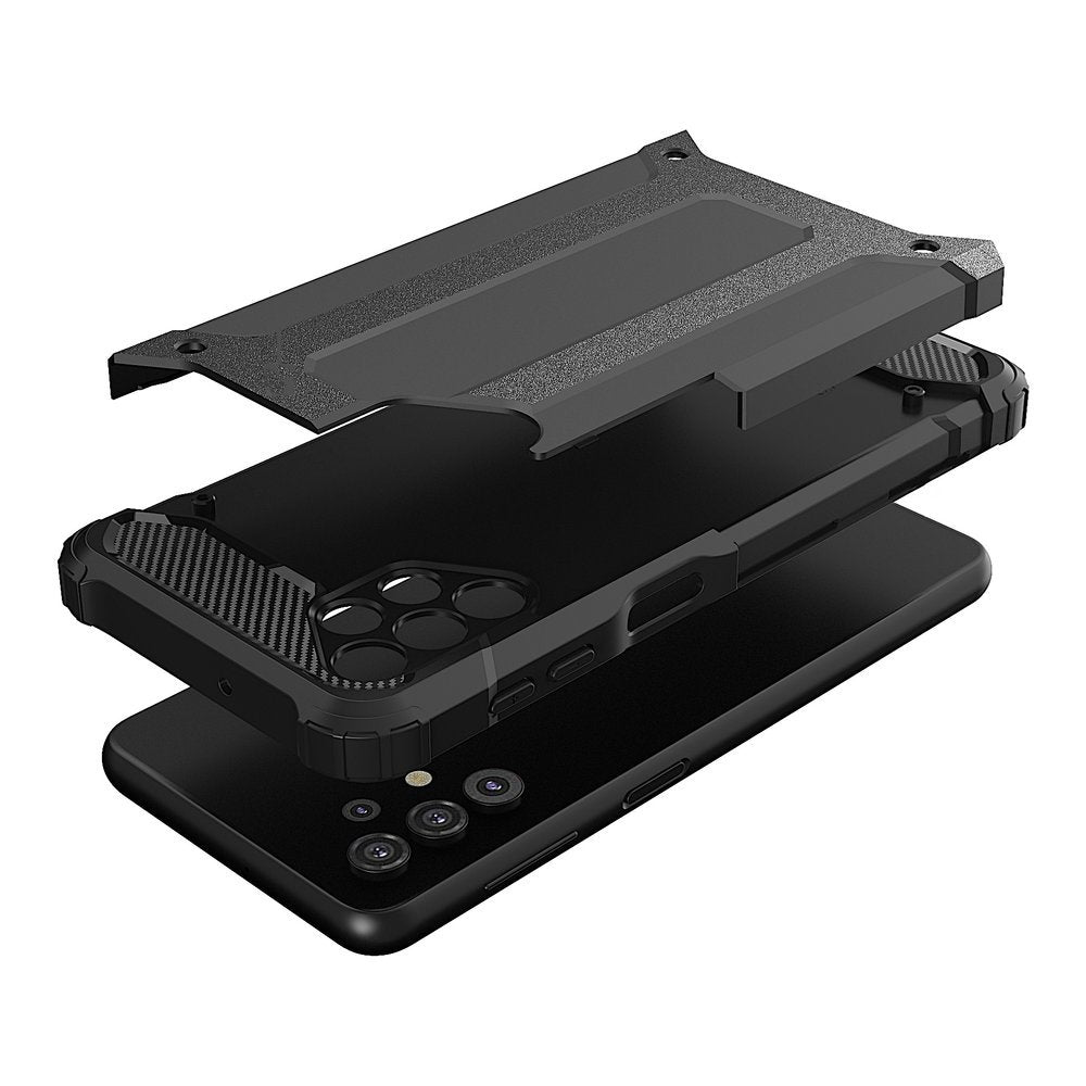 Capa Hybrid Armor Capa resistente e resistente para Samsung Galaxy A32 5G dourado