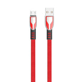 Dudao USB - tecido de liga de zinco micro USB trançado 5 A 1 m cabo usb vermelho (L3PROM vermelho)