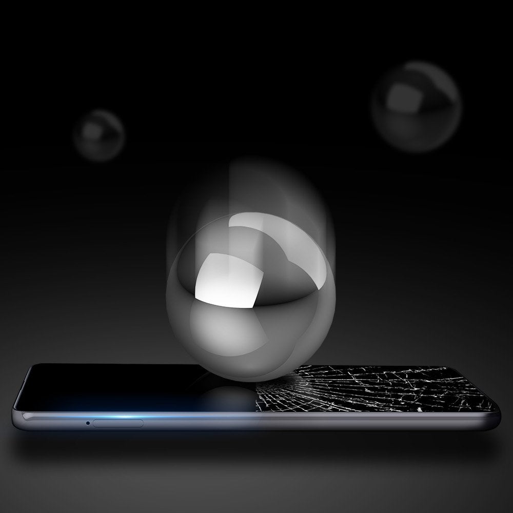 Protetor de tela resistente de vidro temperado 10D Dux Ducis totalmente coberto com armação para Samsung Galaxy A02s EU preto (case amigável)