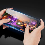 Protetor de tela resistente de vidro temperado 10D Dux Ducis totalmente coberto com armação para Samsung Galaxy A02s EU preto (case amigável)