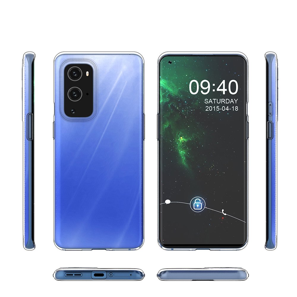 Capa de gel TPU Ultra Clear 05 mm para OnePlus 9 Pro transparente
