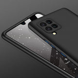 GKK 360 Capa de proteção frontal e traseira capa completa para Samsung Galaxy A42 5G preto