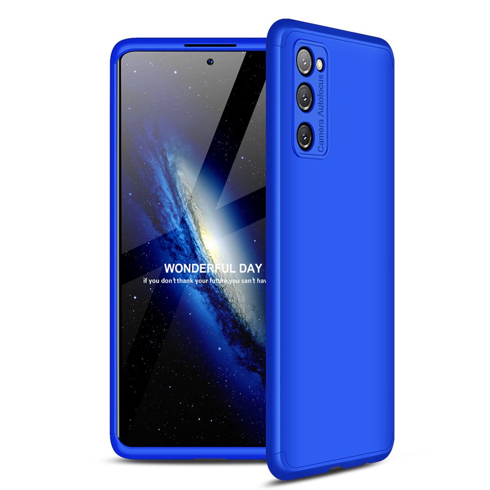 Capa de proteção GKK 360 frontal e traseira capa completa para Samsung Galaxy S20 FE 5G azul
