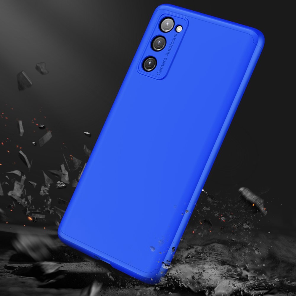 Capa de proteção GKK 360 frontal e traseira capa completa para Samsung Galaxy S20 FE 5G azul