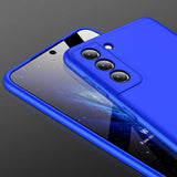 GKK 360 Capa de proteção frontal e traseira capa de corpo inteiro Samsung Galaxy S21 + 5G (S21 Plus 5G) azul