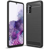 Capa carbono Capa flexível TPU para Oppo A92  -  A72  -  A52 preta