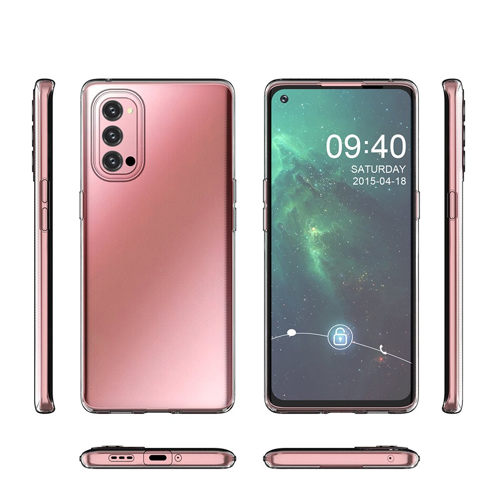Capa Ultra Clear 05 mm Gel TPU para Oppo Reno 4 Pro 5G transparente