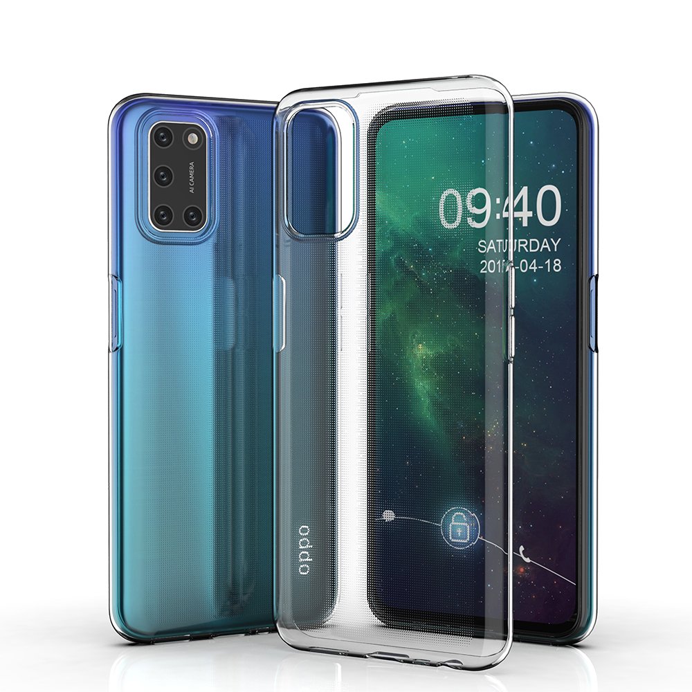 Capa de gel TPU Ultra Clear 05 mm para Oppo A92  -  A72  -  A52 transparente