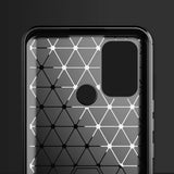 Capa carbono Capa Flexível de TPU para Realme C21 preta