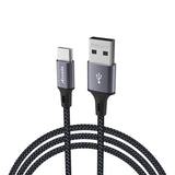 Cabo de dados da série Proda Azeada USB - USB Tipo-C 3A 1m cinza (PD-B52a)