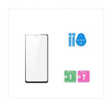 Protetor de tela resistente de vidro temperado Dux Ducis 9D totalmente coberto com armação para Samsung Galaxy A32 5G preto (case amigável)