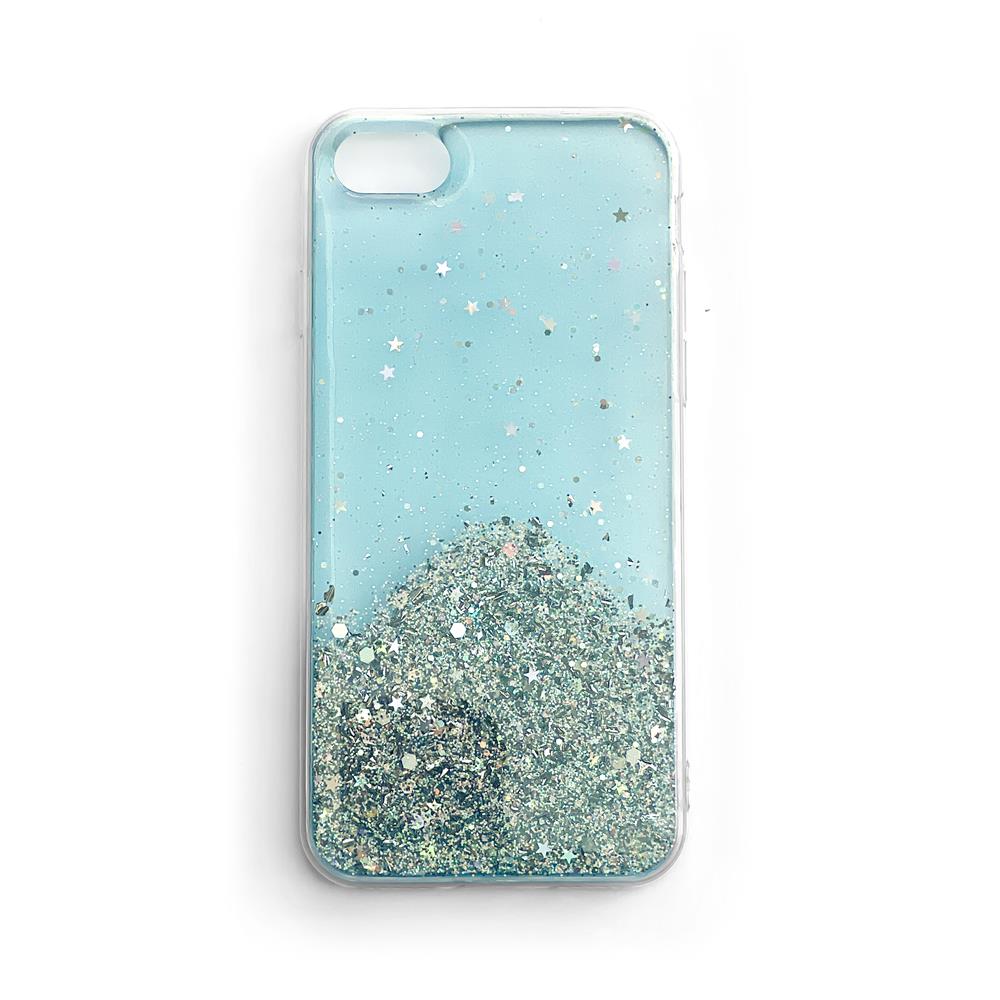 Capa Wozinsky Star Glitter Shining para Xiaomi Redmi 10X 4G  -  Xiaomi Redmi Note 9 azul