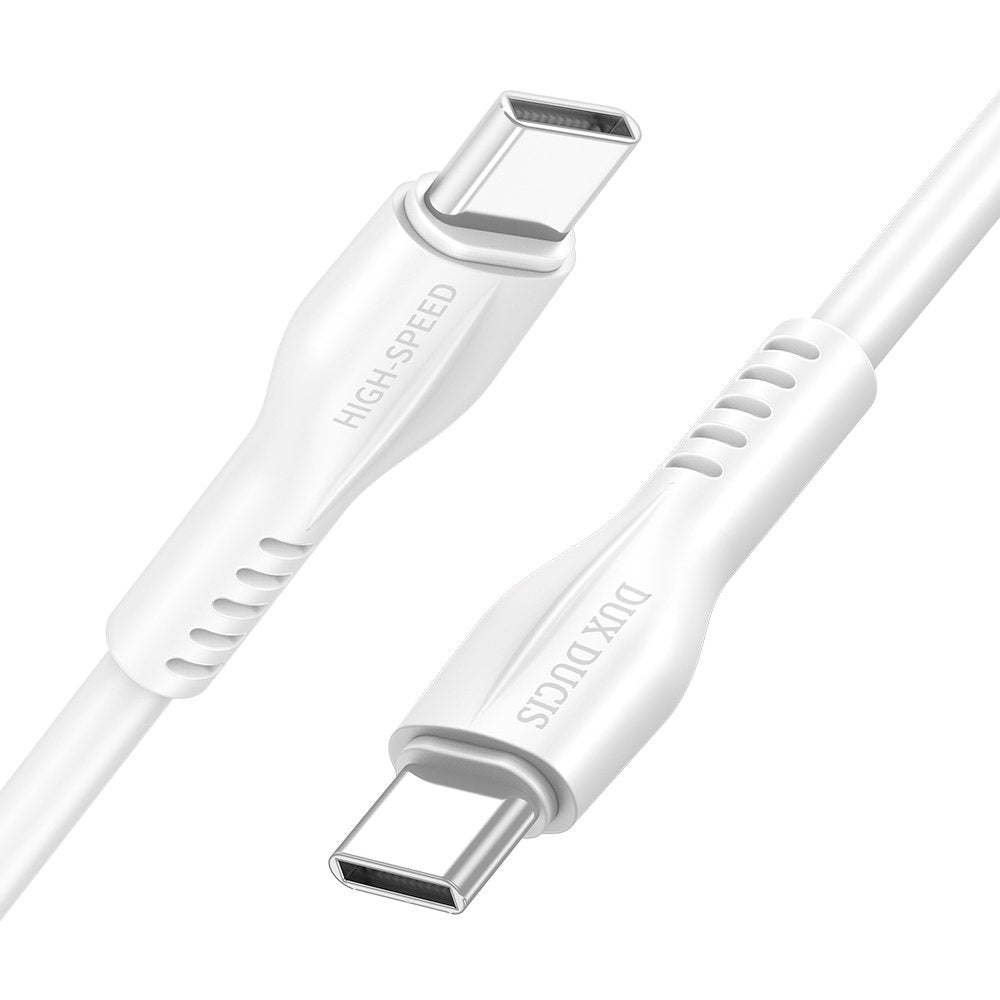 Dux Ducis KV USB Tipo-C - Cabo USB Tipo-C 60 W 3 A 1 m Power Delivery Quick Charge branco