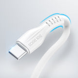 Dux Ducis KV USB Tipo-C - Cabo USB Tipo-C 60 W 3 A 1 m Power Delivery Quick Charge branco