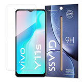 Protetor de tela de vidro temperado 9H para Vivo Y11s