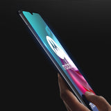Protetor de tela resistente de vidro temperado 9D Dux Ducis 9D totalmente coberto com armação para Motorola Moto G10  -  Moto G20  -  Moto G30 preto (case amigável)