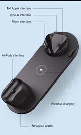 Carregador Wireless 10W para iPhone - Apple Watch - AirPods