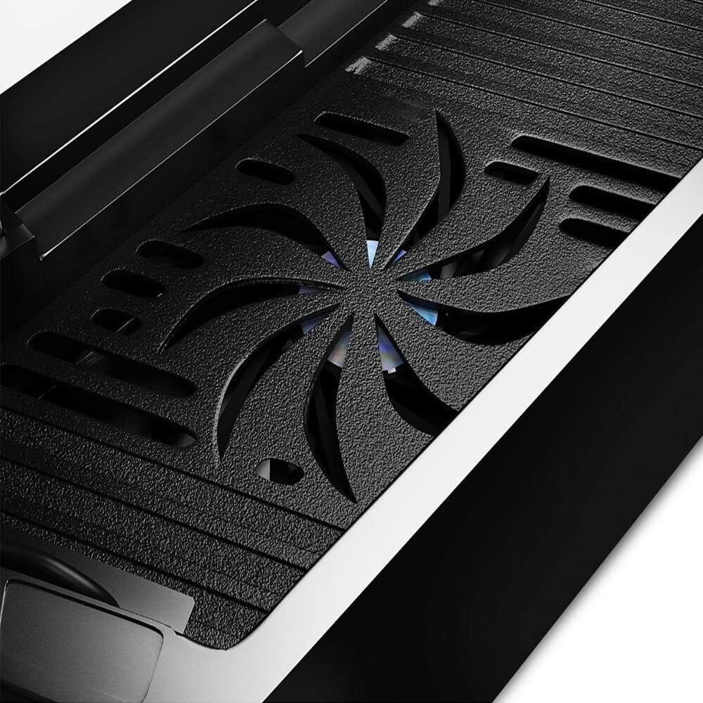 Base Vertical para PS4 com Carregador USB para Comandos