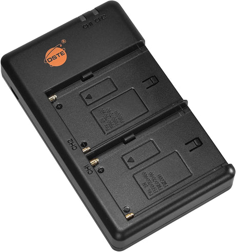Carregador Duplo Compatível para Sony NP-FM50 / NP-FM55H USB