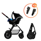 KINDERKRAFT Carrinho de Bebé Trio 3 Em 1 Moov - Azul