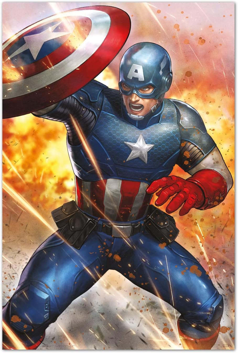 Poster Marvel Capitão América 61 x 91,5 cm