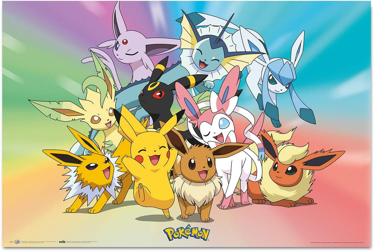 Poster Pokémon Eevee 61 x 91,5cm