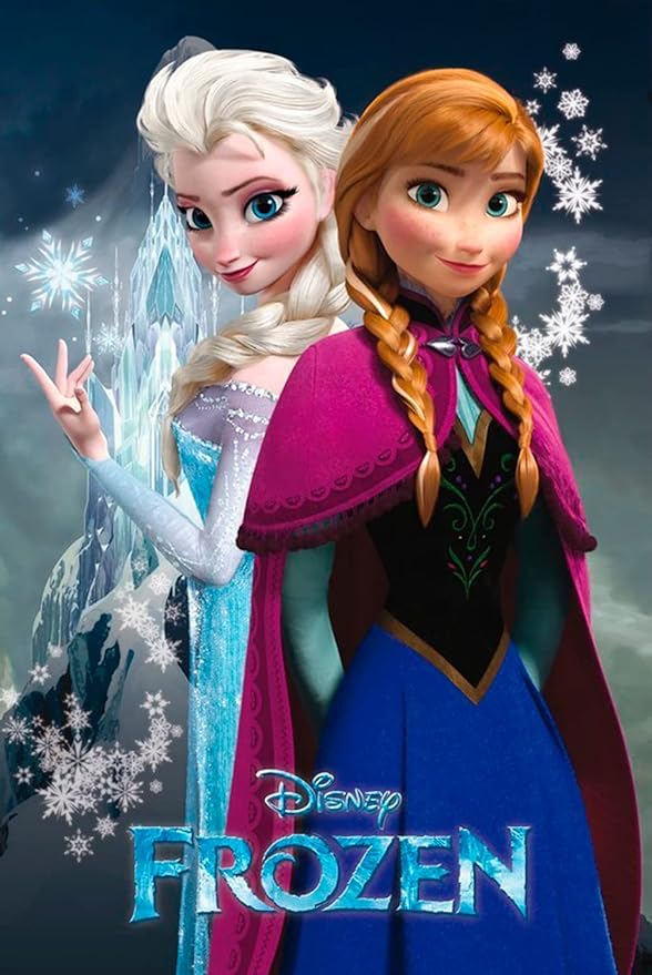 Poster Disney Frozen Elsa e Anna
