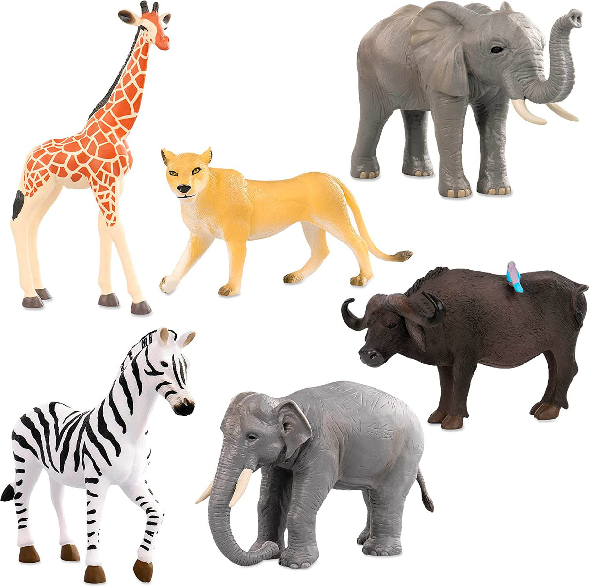 Conjunto de Figuras de Animais (6 unidades)