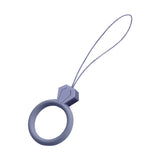 Cordão de silicone para o pingente de anel de diamante do telefone para uma violeta de dedo