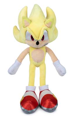 Peluche Super Sonic - Sonic 2 30cm Amarelo