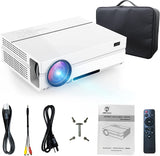 TOPVISION Video Projetor Portátil 7500 Lumens 1080P Full HD Nativo