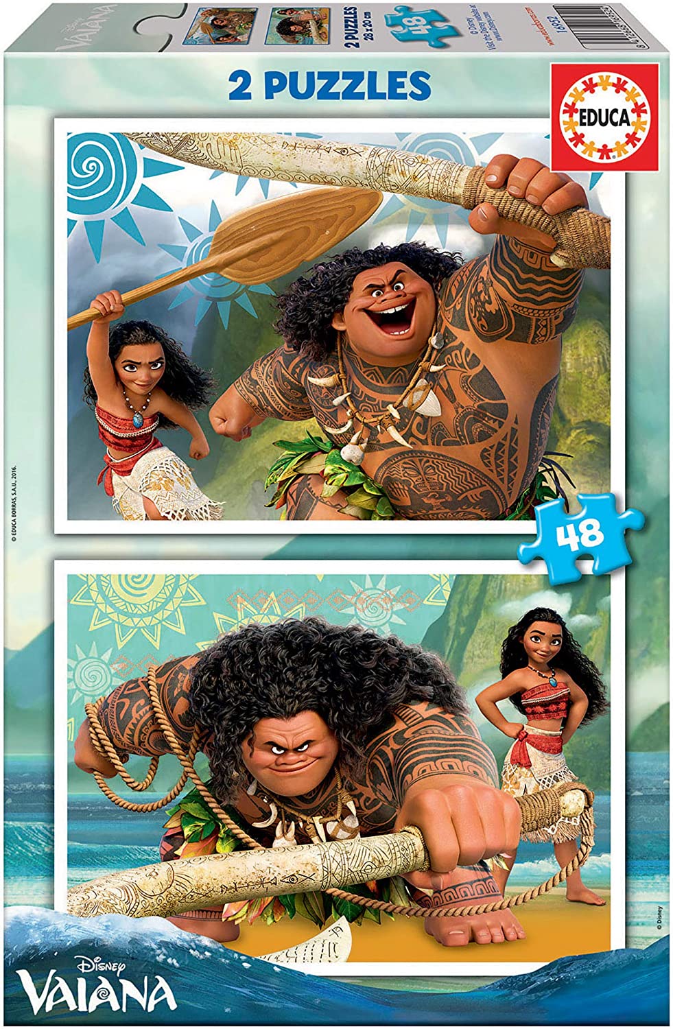 Vaiana Conjunto de 2 Puzzles - Educa