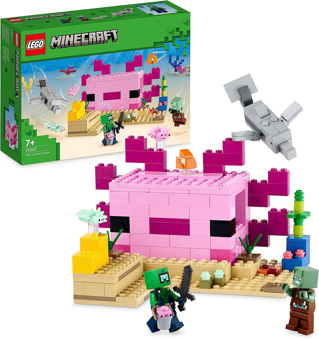 LEGO Minecraft 21247 - A Casa de Axolotl