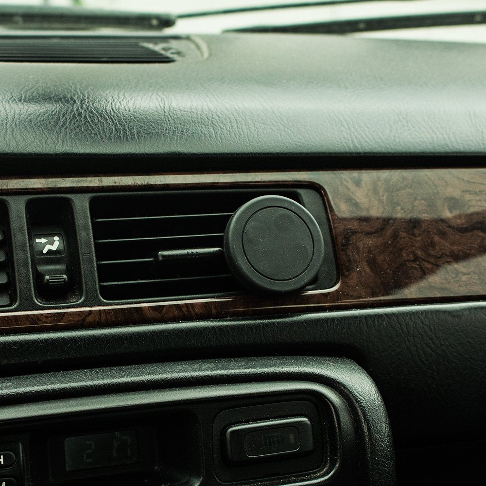 Suporte magnético móvel para ventilação de ar automotivo preto