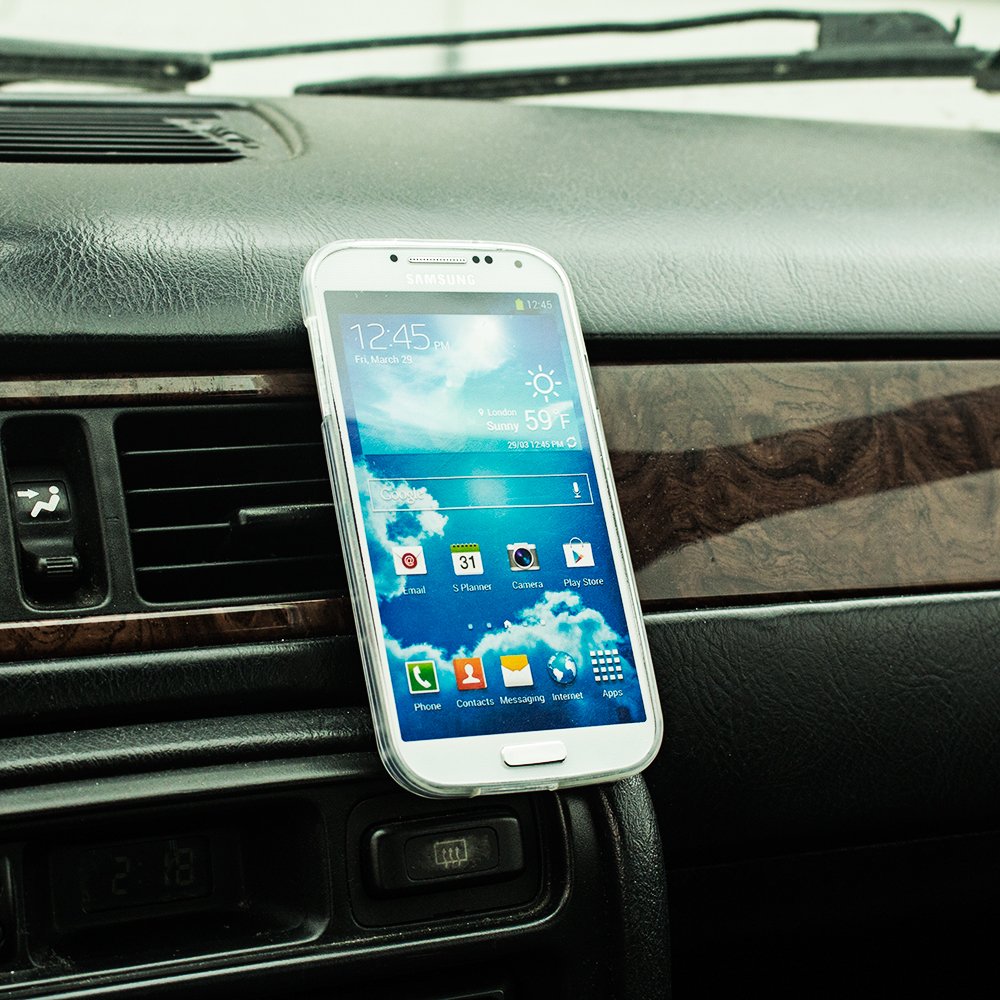 Suporte magnético móvel para ventilação de ar automotivo preto