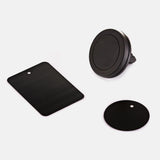 Suporte magnético móvel para ventilação de ar automotivo preto