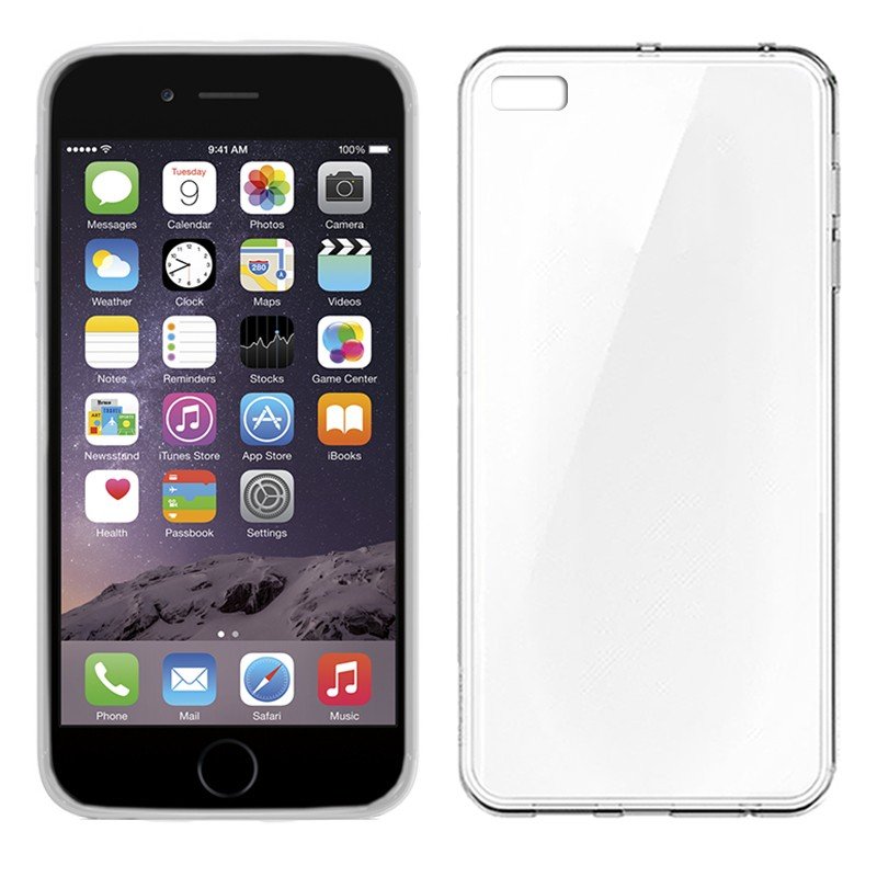 Capa silicone para iPhone 6 / 6s (transparente)