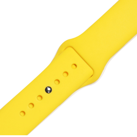 Pulseira Bracelete para Apple Watch 42mm  Silicone AMARELO - Multi4you®