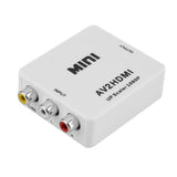 Conversor RCA para HDMI AV2HDMI (Branco) - Multi4you®