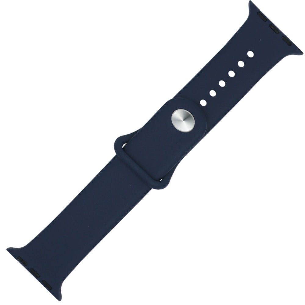 Pulseira Bracelete para Apple Watch 38mm  Silicone AZUL ESCURO - Multi4you®