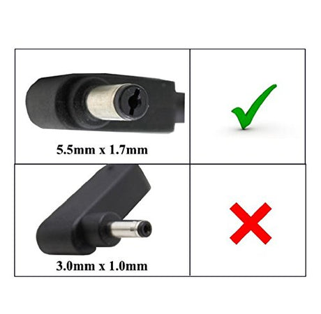 Acer Carregador Original 45W - 19V - 2,37A Conector 5.5 x 1.7mm